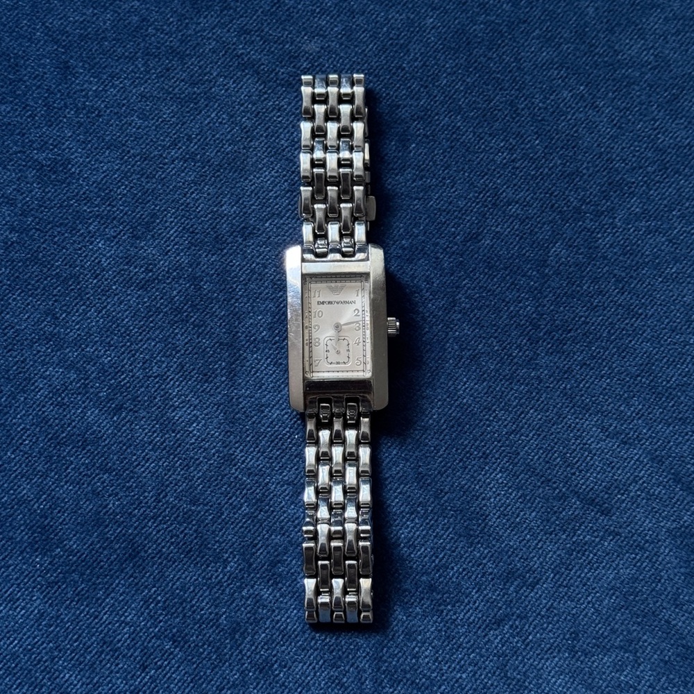 Emporio Armani Womens Ladies Watch Tank Style‎ AR 0107